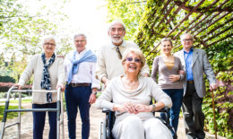 a portarit of seniors and their caregiver